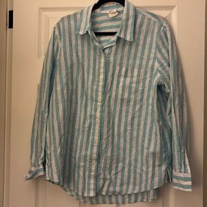 Gap Blouse- Linen/Cotton Blend- WL
